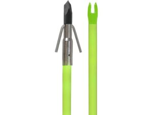 Muzzy Classic Fiberglass Bowfishing Arrow with Carp Point Chartreuse For Sale