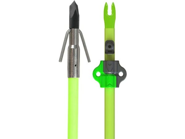 Muzzy Classic Fiberglass Bowfishing Arrow with Gar Point and Safety Slide For Sale