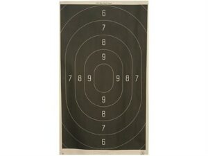 NRA Official Action Pistol Targets B-18 50 Yard Rapid Fire Paper Pack of 100 For Sale