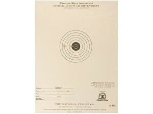 NRA Official Air Rifle Targets A-44/1 15′ Air Rifle Paper Package of 100 For Sale