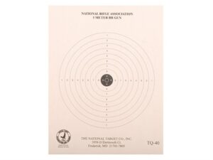 NRA Official BB Gun Training Targets TQ-40 5-Meter Paper Pack of 100 For Sale