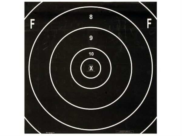 NRA Official F-Class Rifle Targets Repair Center MR-65FC 500 Yard Paper Pack of 100 For Sale