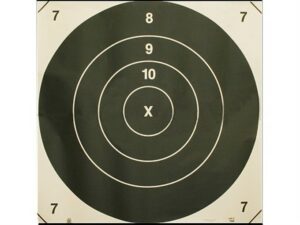NRA Official High Power Rifle Targets Repair Center LR-C 800-1000 Yard Slow Fire Paper Pack of 50 For Sale