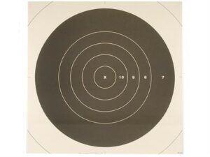 NRA Official High Power Rifle Targets Repair Center MR-63C 300 Yard Slow Fire Paper Pack of 100 For Sale