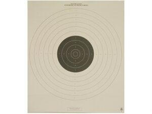 NRA Official International Pistol Targets B-17 25/50 Meter Slow Fire Paper Package of 100 For Sale