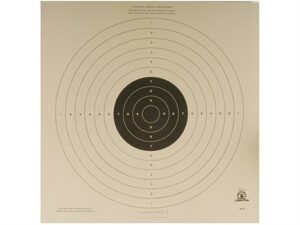 NRA Official International Pistol Targets B-33 50′ Paper Package of 100 For Sale