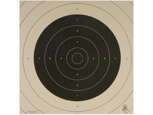 NRA Official International Pistol Targets Repair Center B-17C 25/50 Meter Slow Fire Paper Pack of 100 For Sale