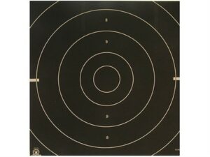 NRA Official International Pistol Targets Repair Center B-38C 25 Yard Rapid Fire Paper Pack of 100 For Sale