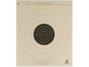 NRA Official Pistol Targets B-4 20 Yard Slow Fire Paper Pack of 100 For Sale