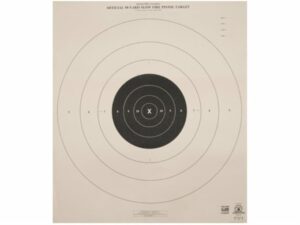 NRA Official Pistol Targets B-6 50 Yard Slow Fire Tagboard Pack of 100 For Sale