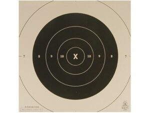 NRA Official Pistol Targets Repair Center B-6C 50 Yard Slow Fire Tagboard Pack of 100 For Sale