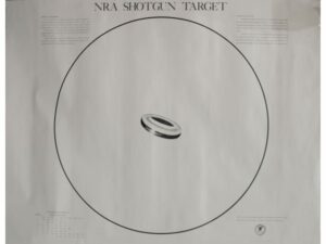 NRA Official Shotgun Patterning Targets ST-2 40 Yard Paper Package of 10 For Sale