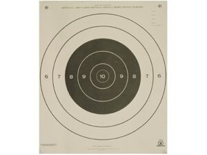 NRA Official Smallbore Rifle Targets A-21 200 Yard Prone Paper Pack of 100 For Sale
