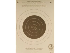 NRA Official Smallbore Rifle Training Targets TQ-3/1 50 Yard Paper Pack of 100 For Sale