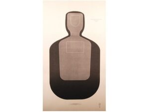 NRA Official Training and Qualification Targets Law Enforcement TQ-19 24″ x 42″ Paper Pack of 100 For Sale