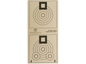 National Target International Bench Rest Shooters Target IBS 200 YD Bench Rest Paper Package of 100 For Sale