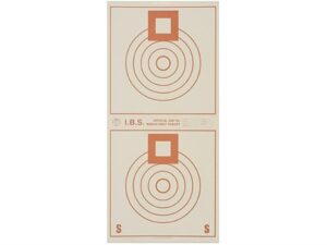 National Target International Bench Rest Shooters Target IBS 300 YD Bench Rest Paper Package of 100 For Sale