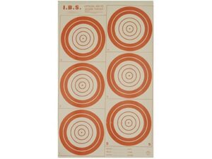 National Target International Bench Rest Shooters Target IBS 300 YD Hunter Rifle Paper Package of 50 For Sale