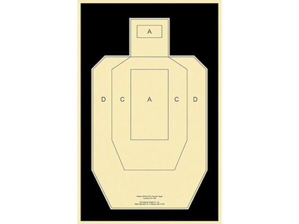 National Target Practice IPSC Target Paper Package of 100 For Sale