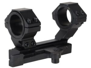 NcStar 1-Piece Quick-Release Scope Mount Weaver-Style with Integral 30mm Rings and 1″ Inserts Flat-Top AR-15 Matte For Sale