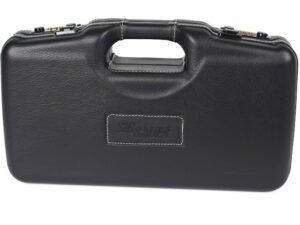 Negrini Sig Sauer Single Pistol Case for All Sig Sauer Full Sized Pistols All Leather Black For Sale