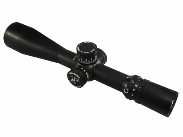 Nightforce ATACR F1 Rifle Scope 34mm Tube 5-25x 56mm ZeroStop Digital Illumination Integrated Power Throw Lever MOAR Reticle Matte For Sale