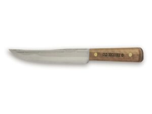Old Hickory 75-8 Slicing Knife 8″ Drop Point 1095 Carbon Steel Blade Hardwood Handle For Sale