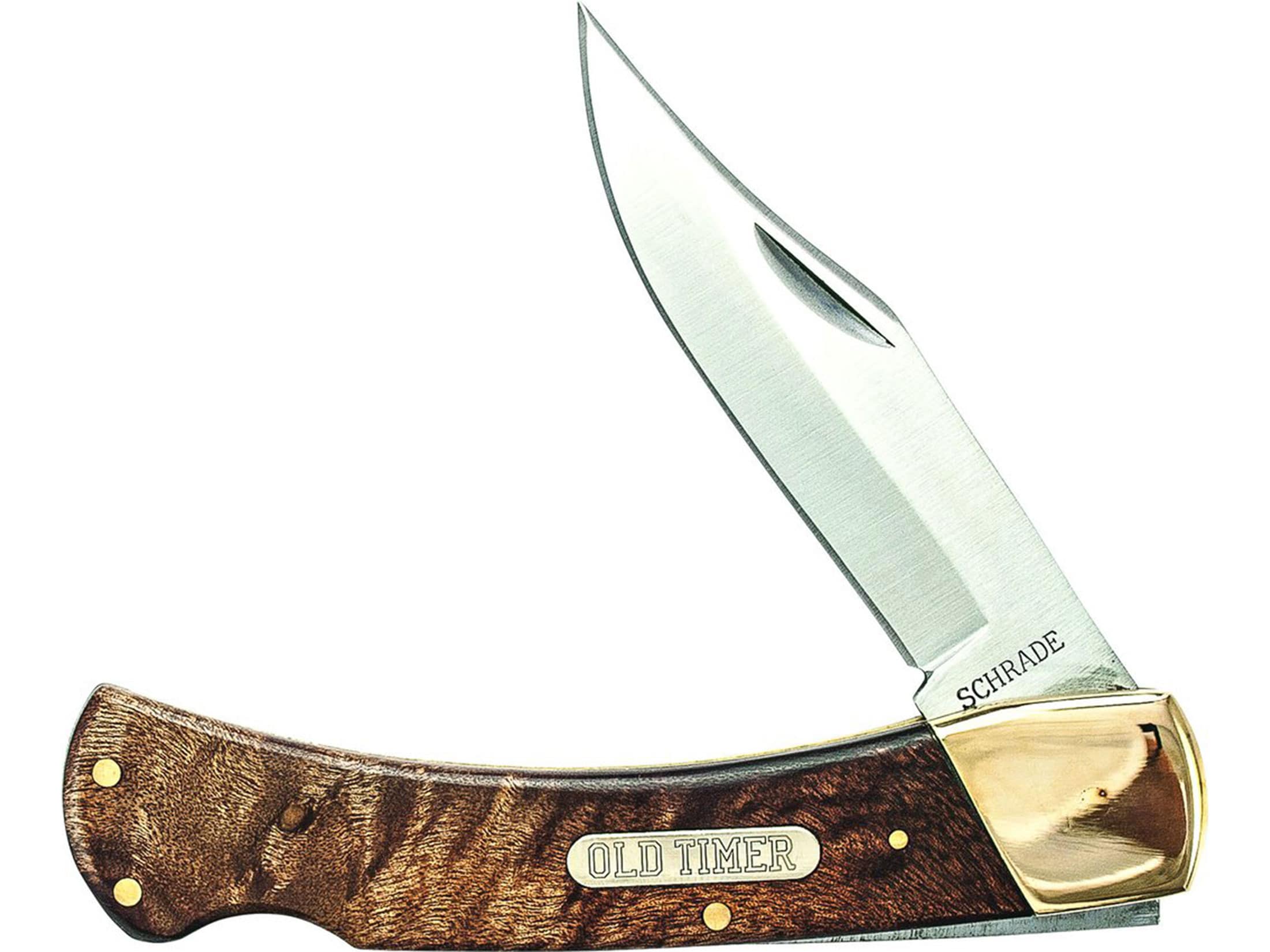Old Timer Golden Bear Folding Knife 3.9″ Clip Point 7Cr17MoV High Carbon Stainless Steel Blade For Sale