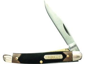 Old Timer Mighty Mite Folding Pocket Knife 2″ Clip Point 7Cr17 High Carbon Stainless Steel Blade Sawcut Handle For Sale