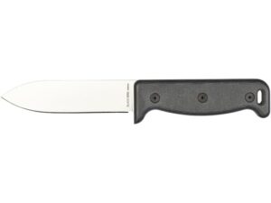 Ontario Black Bird Fixed Blade Knife 5″ Drop Point CPM S35VN Satin Blade Micarta Handle Black For Sale