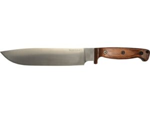 Ontario Bushcraft Woodsman Fixed Blade Knife 9.2″ Drop Point 420 Stainless Steel Blade Walnut Handle For Sale
