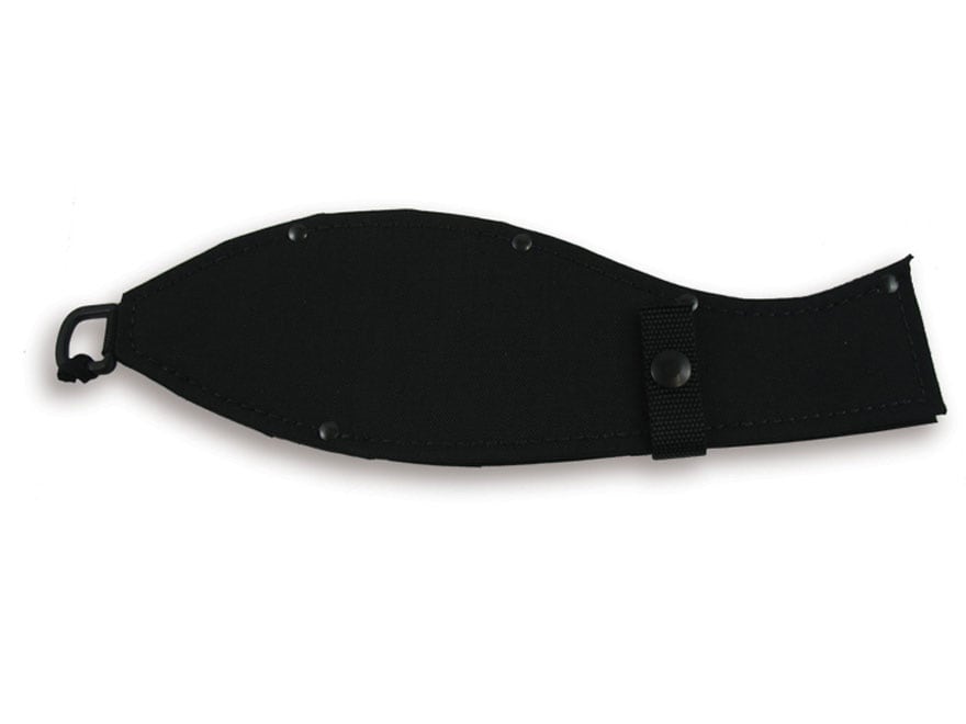 Ontario Kukri Fixed Blade Tactical Knife 12″ Kukri 1095 Carbon Steel Blade Kraton Handle Black For Sale