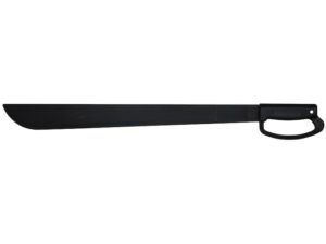 Ontario OKC Heavy Duty Machete 22″ 1095 Carbon Steel Blade with Zinc Phosphate Finish Polymer Handle and Handguard Black For Sale