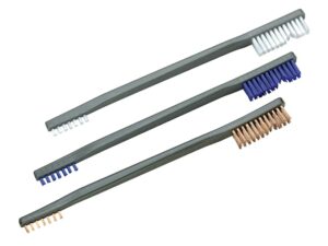 Otis All Purpose Gun Cleaning Brush Double Ended Nylon and Bronze Package of 3 For Sale