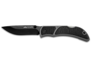 Outdoor Edge FieldLite Folding Knife 3.3″ Drop Point 8Cr10MoV Black Blade Fiberglass Reinforced Nylon (FRN) Handle Black For Sale