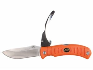 Outdoor Edge Flip n’ Blaze Folding Hunting Knife 2-Blade 8Cr13MoV Stainless Steel Blade Kraton Handle Blaze Orange For Sale