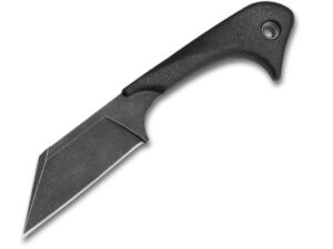 Outdoor Edge LeHawk Fixed Blade Knife 2.9″ Wharncliffe 8Cr14MoV Stainless Blackstone Coating Blade TPR Overmold Handle Black For Sale