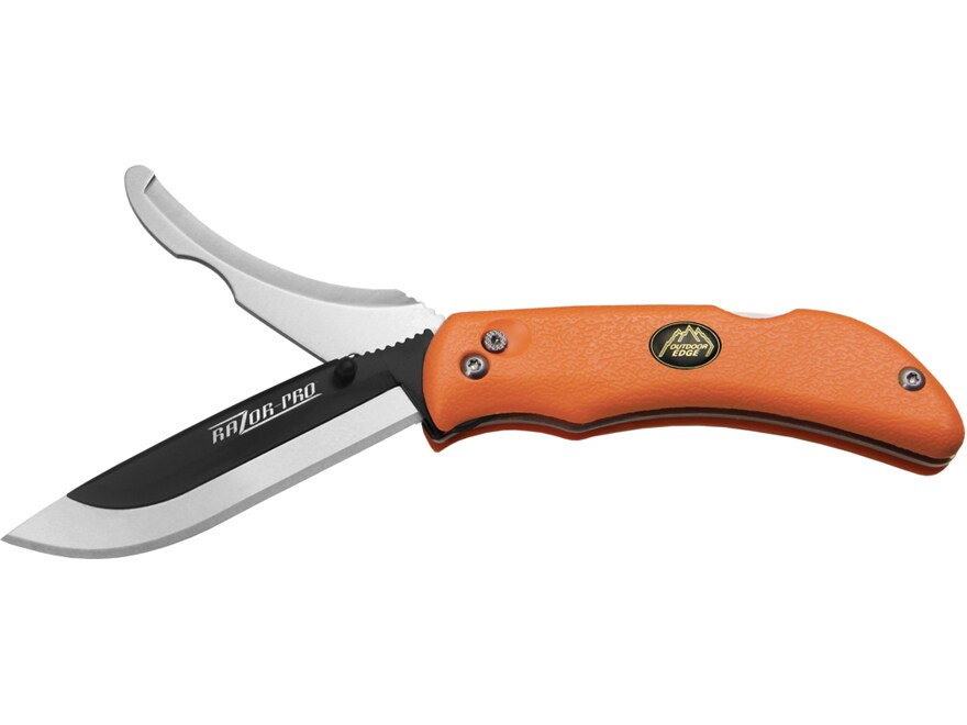 Outdoor Edge Razor Pro Folding Knife & Folding Saw Combo Orange For Sale