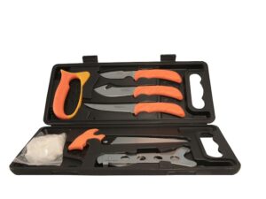 Outdoor Edge Wild-Pak 8-Piece Butcher Kit with Hardcase For Sale