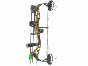PSE Mini Burner RTS Compound Bow Package Right Hand 29-40 lb 16″-26.5″ Draw Length Mossy Oak Break Up Country Camo For Sale