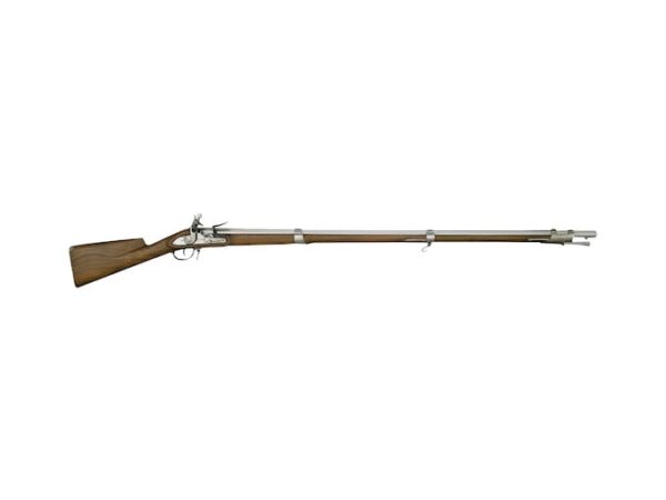 Pedersoli 1763 Leger (1766) Charleville Muzzleloading Rifle 69 Caliber Flintlock 44″ Blued Barrel Walnut Stock For Sale