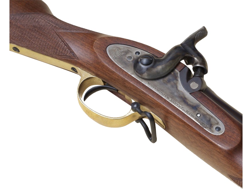 Pedersoli 1853 Enfield 3 Band Muzzleloading Rifle 58 Caliber Percussion 39″ Blued Barrel Walnut Stock For Sale
