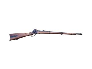 Pedersoli 1859 Sharps Berdan Muzzleloading Rifle 54 Caliber Percussion 30″ Blued Barrel Walnut Stock with Patch Box For Sale