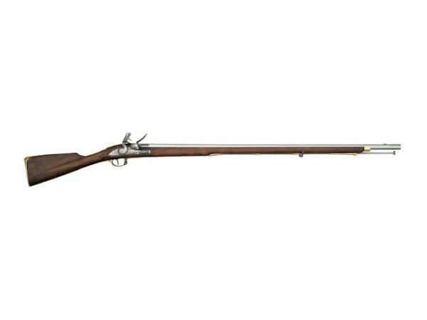 Pedersoli Brown Bess Muzzleloading Rifle 75 Caliber Flintlock 41″ Steel Barrel Walnut Stock For Sale