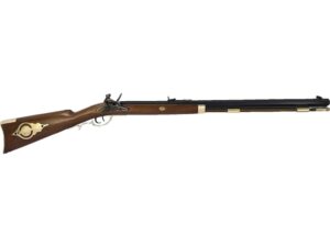 Pedersoli Traditional Hawken Target Muzzleloading Rifle 50 Flintlock 28″ Blued Barrel Walnut Stock For Sale