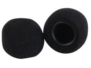 Peltor Tactical 6S Microphone Replacement Covers Foam Black For Sale