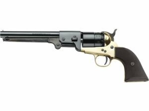 Pietta 1851 Griswold & Gunnison Black Powder Revolver 36 Caliber 7.5″ Barrel Brass Frame Blue For Sale