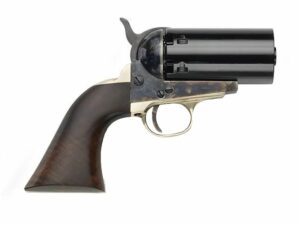 Pietta 1851 Navy Pepperbox Black Powder Revolver 36 Caliber Case Hardened Steel Frame For Sale