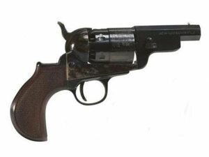 Pietta 1851 Navy Snub Nose Black Powder Revolver 36 Caliber 3″ Barrel Case Hardened Steel Frame For Sale