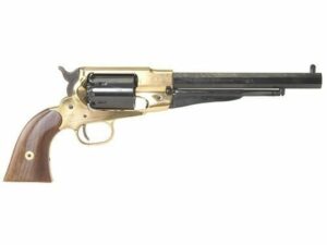 Pietta 1858 Remington Black Powder Revolver 44 Caliber 8″ Barrel Brass Frame Blue For Sale